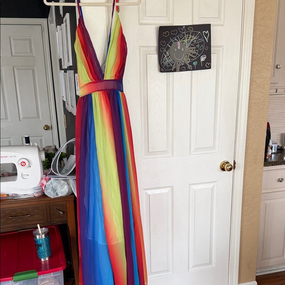 Rainbow romper